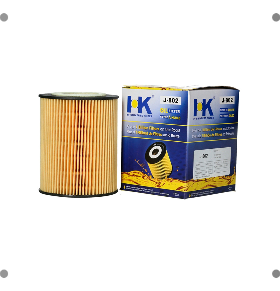 Elemento Filtro Aceite Hk Para Bmw 320i 1990 2000