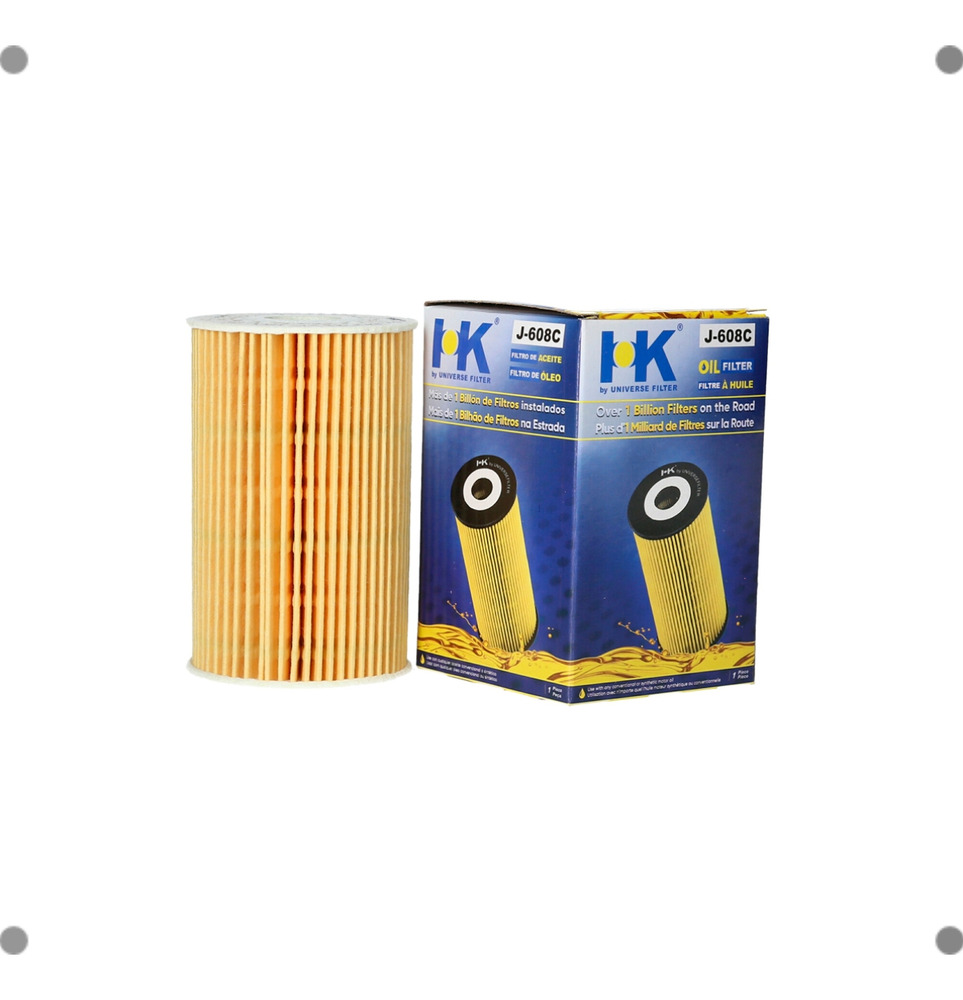 Elemento Filtro Aceite Hk Para Audi A3 2010 2013