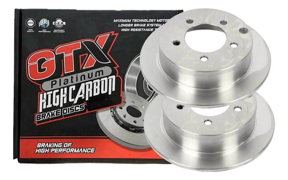 Par Discos Freno Tras Gtx H/carbon Para Santa Fe 2020 2024
