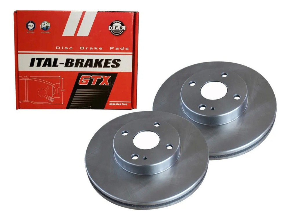 Par Discos Freno Del Gtx Para Actyon Sport I 2005 2012