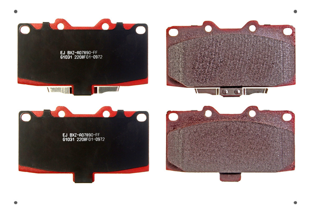 Pastilla Freno Ital Brakes Delant Para Subaru Wrx 2003 2007