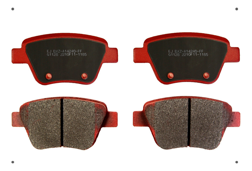 Pastilla Freno Ital Brakes Trasera Para Audi A1 2013 2013