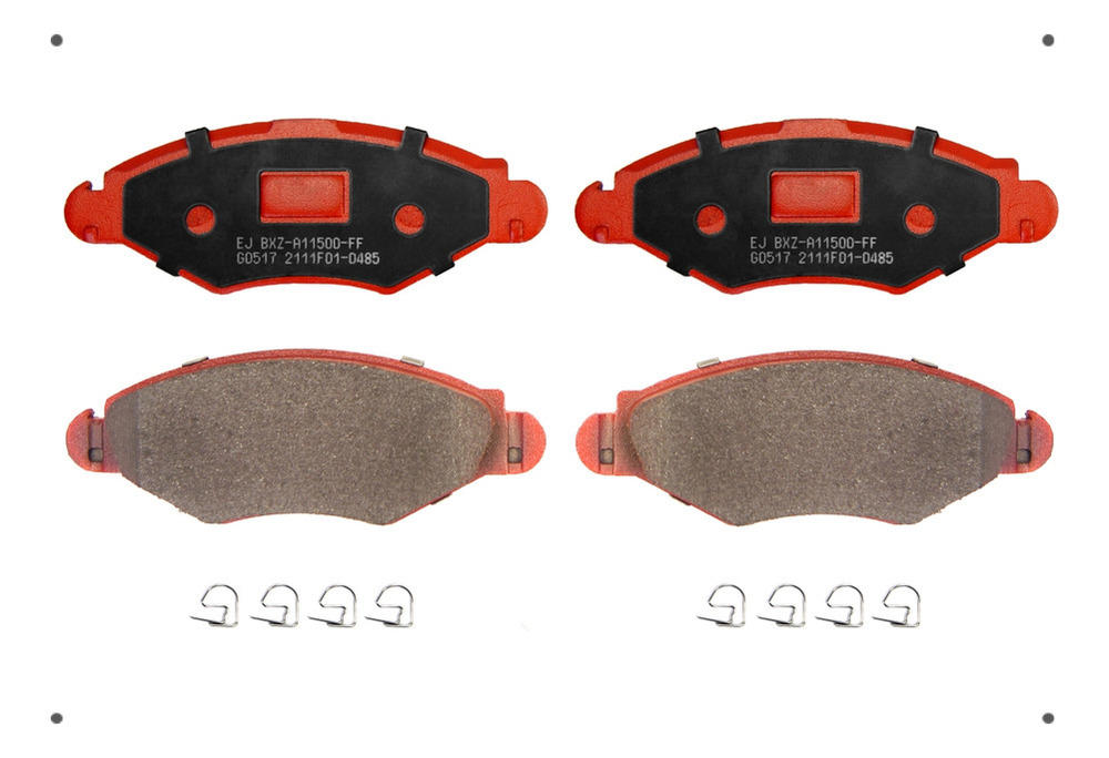 Pastilla Freno Ital Brakes Delant Para Peugeot 206 2000 2011