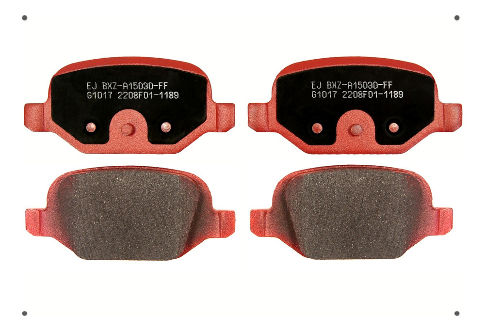 Pastilla Freno Ital Brakes Trasera Para Fiat 500 2008 2022