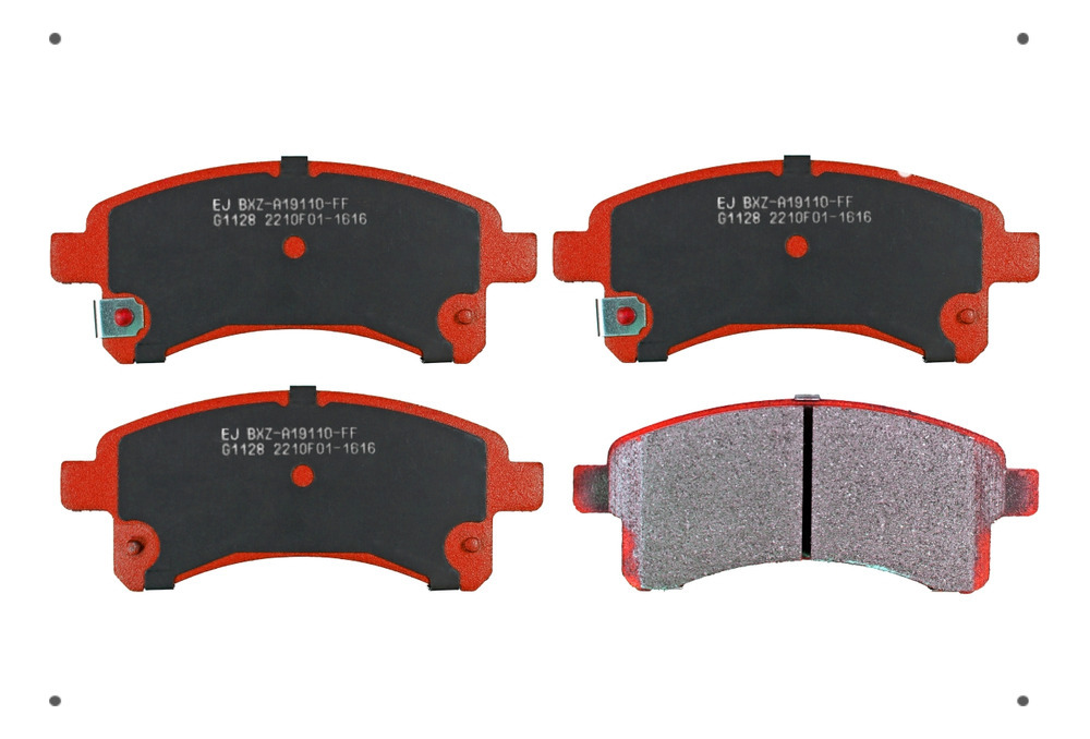 Pastilla Freno Ital Brakes Delant Para Chery K60 2019 2021