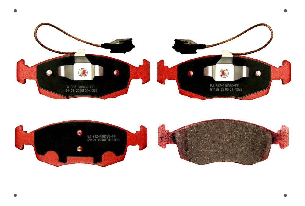 Pastilla Freno Ital Brakes Delantera Para Fiat 500 2012 2012
