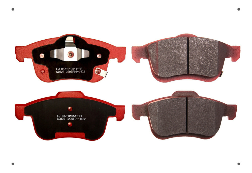 Pastilla Freno Ital Brakes Delantera Para Fiat 500 2014 2018
