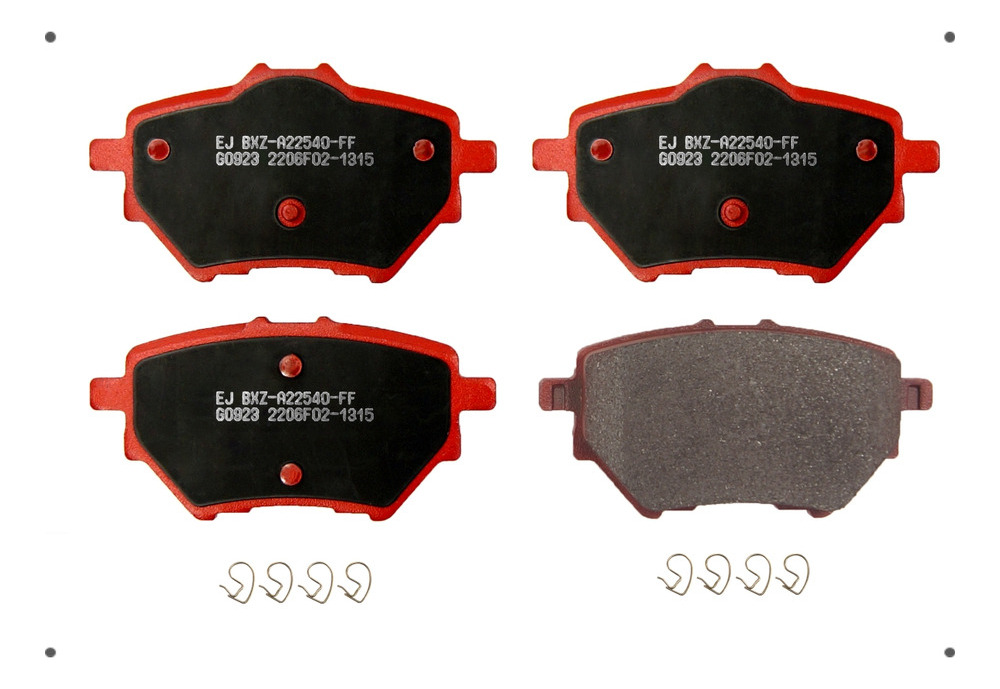 Pastilla Freno Ital Brakes Trasera Para Byd E5 2020 2023