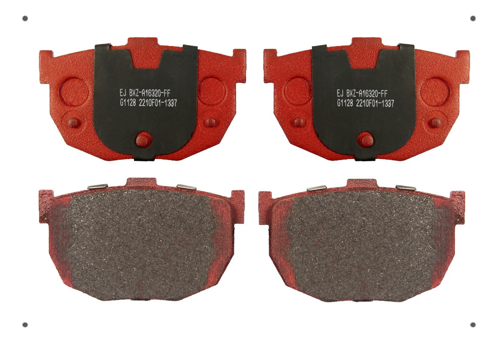 Pastilla Freno Ital Brakes Trasera Para Jac B15 2011 2012
