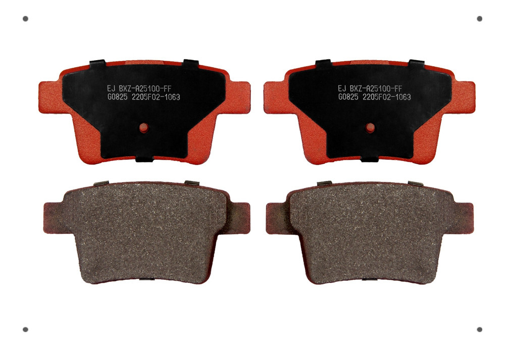 Pastilla Freno Ital Brakes Tras Para Citroen C4 I 2007 2010