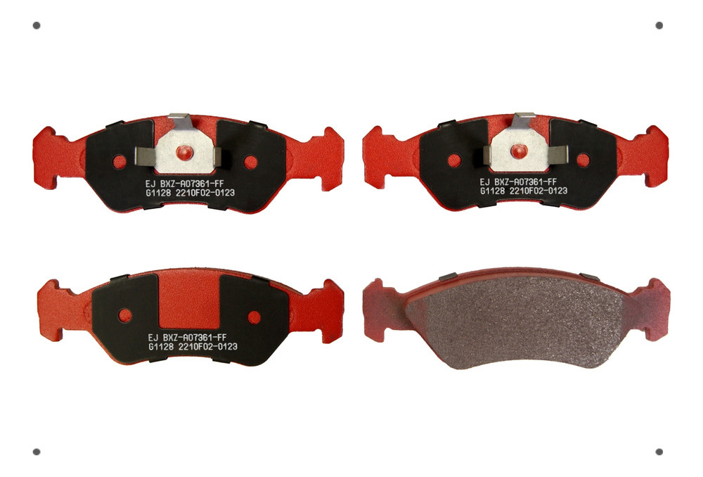 Pastilla Freno Ital Brakes Delant Para Ford Fiesta 2000 2002