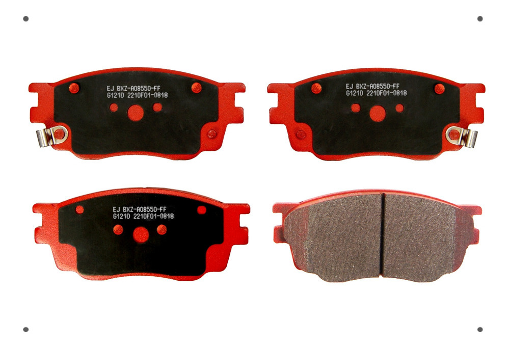 Pastilla Freno Ital Brakes Delantera Para Mazda 6 2001 2008