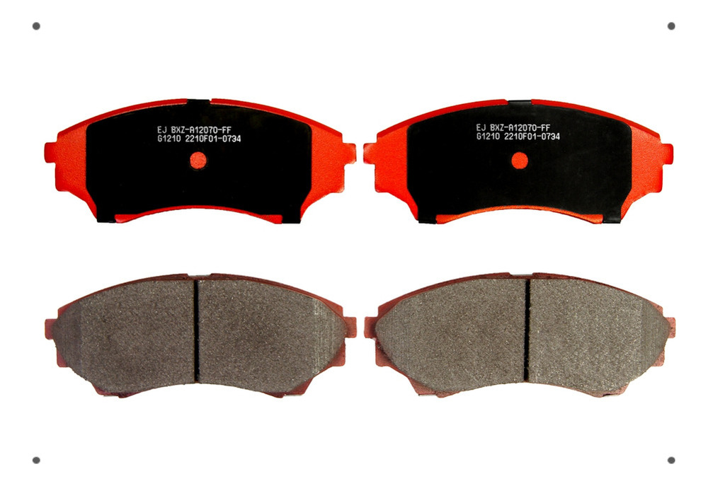 Pastilla Freno Ital Brakes Del Para Mazda B-2500 2004 2008