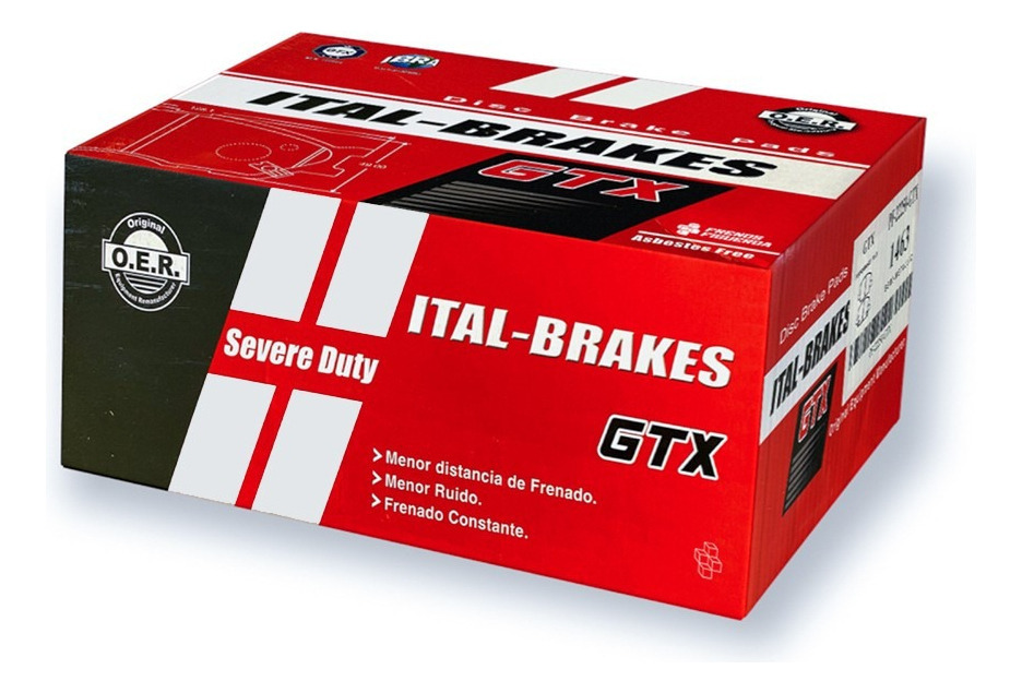 Pastilla Freno Gtx Delantera Para Toyota Corolla 2000 2000