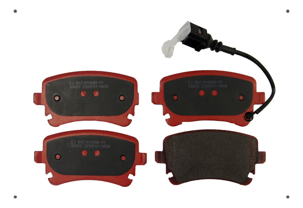 Pastilla Freno Ital Brakes Trasera Para Audi A4 2006 2006