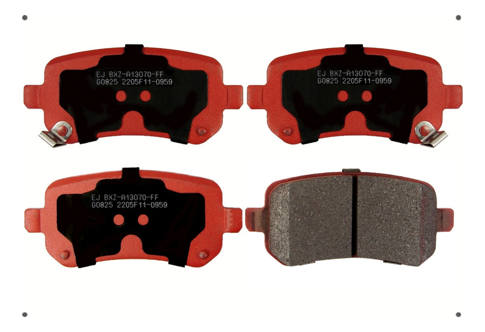 Pastilla Freno Ital Brakes Tras Para Dodge Caravan 2008 2013