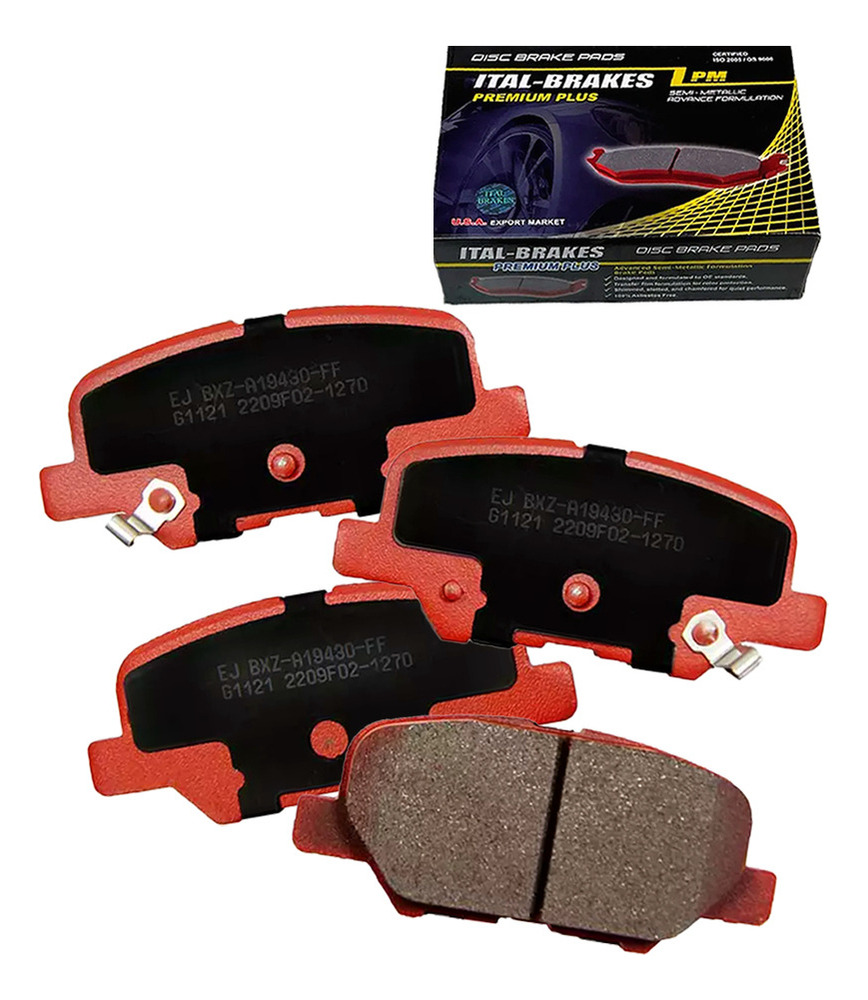Pastilla Freno Ital Brakes Tras Para Changan Cs35 2020 2021
