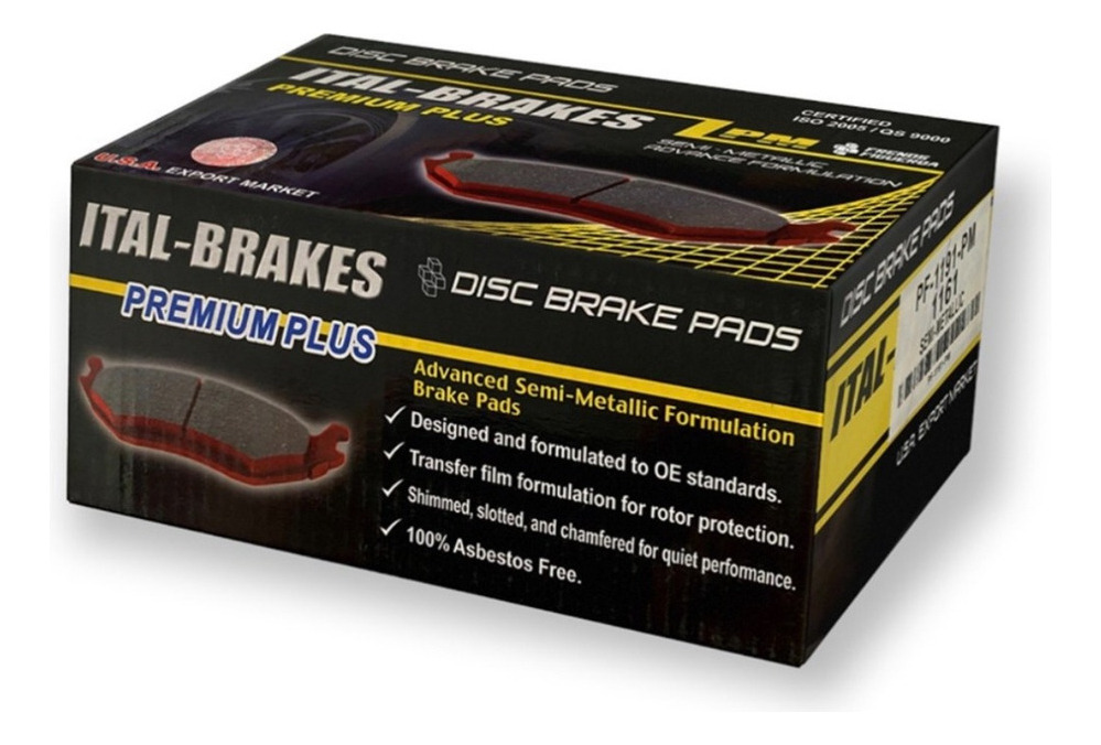 Pastilla Freno Ital Brakes Delant Para Ford F-150 2011 2011