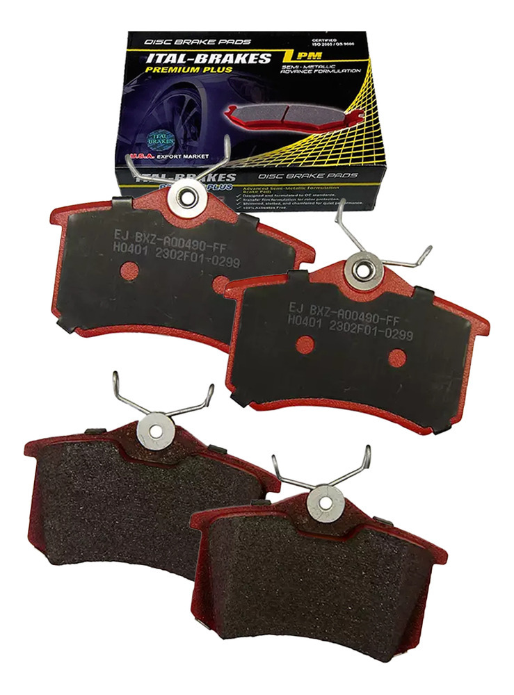 Pastilla Freno Ital Brakes Trasera Para Audi A4 2003 2007