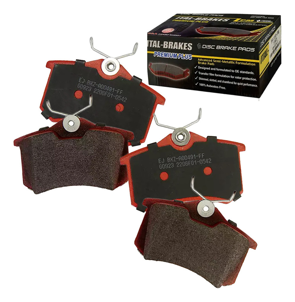 Pastilla Freno Ital Brakes Tras Para Brilliance V5 2012 2017