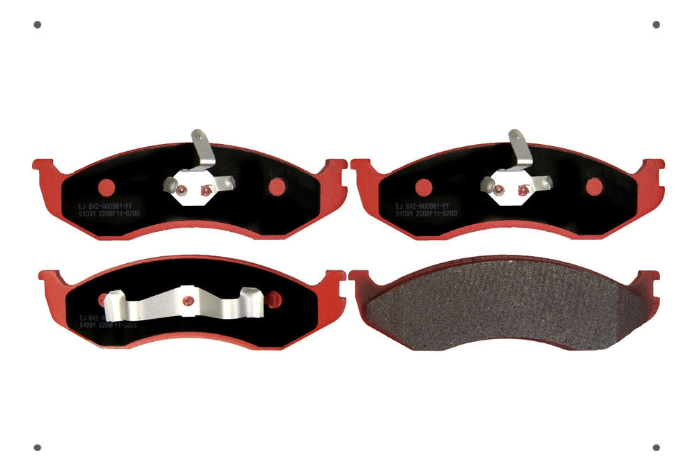 Pastilla Freno Ital Brakes Del Para Jeep Wrangler 2000 2009