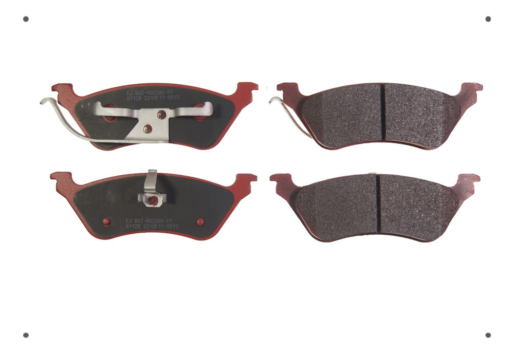Pastilla Freno Ital Brakes Tras Para Dodge Caravan 2001 2007