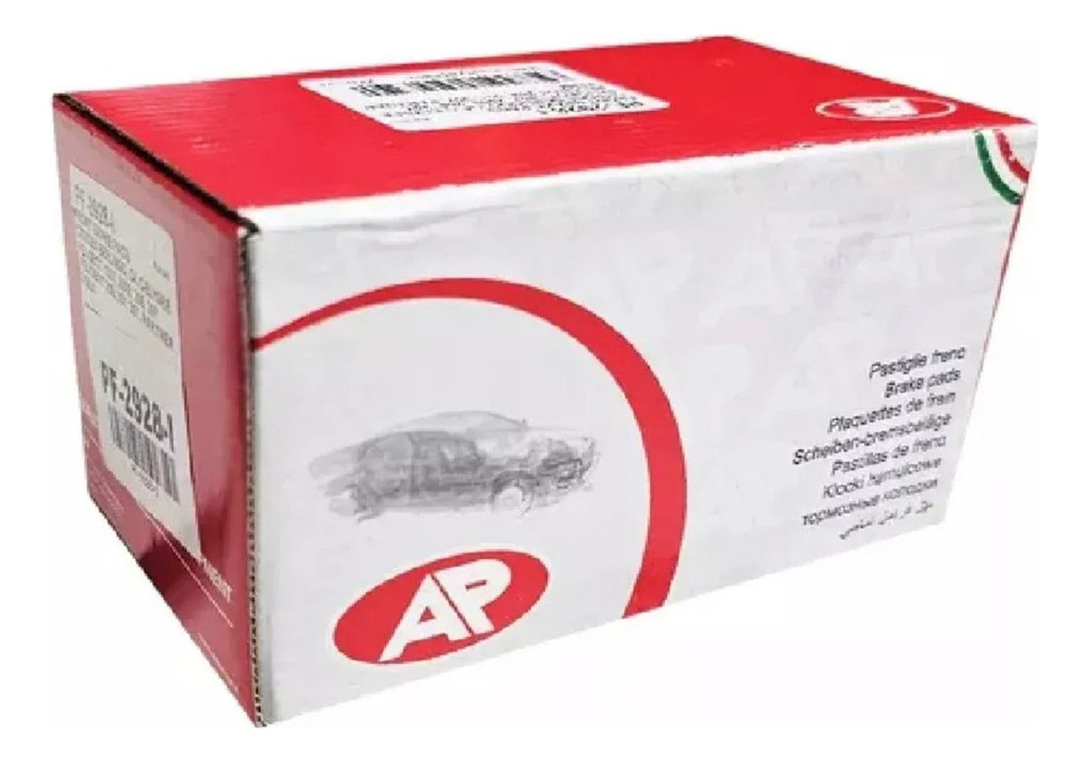 Pastilla Freno Ap Delantera Para Citroen C2 I 2004 2008